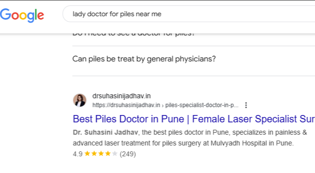 SEO Result